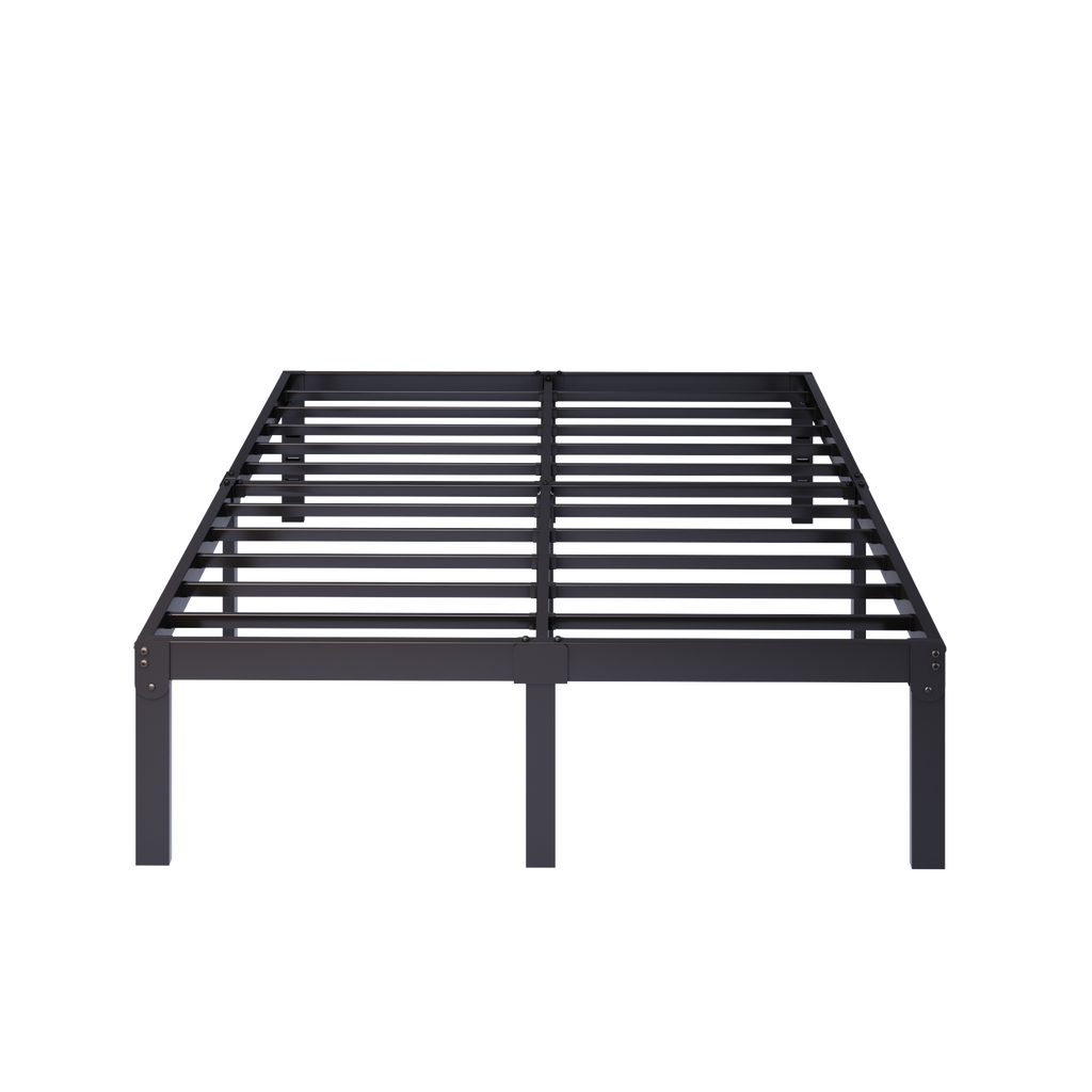 Merrland 12 Inch Metal Platform Bed Frame, Heavy-Duty, Under-Bed Storage Space, Easy Assembly, Headboard Compatible