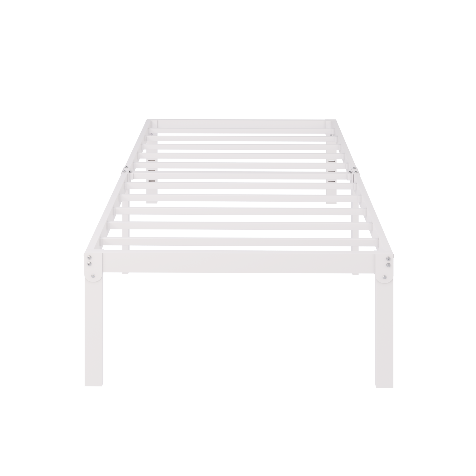 Merrland Metal Platform Bed Frame, 18 Inch Tall with Large Under-Bed Storage Space, Heavy Duty, Noise-Free, No Box Spring Needed, Black