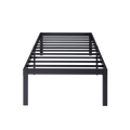 Merrland Metal Platform Bed Frame, 18 Inch Tall with Large Under-Bed Storage Space, Heavy Duty, Noise-Free, No Box Spring Needed, Black
