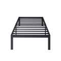 Merrland Metal Platform Bed Frame, 12" Tall with Under-Bed Storage Space, Heavy Duty, Noise-Free, No Box Spring Needed, Black