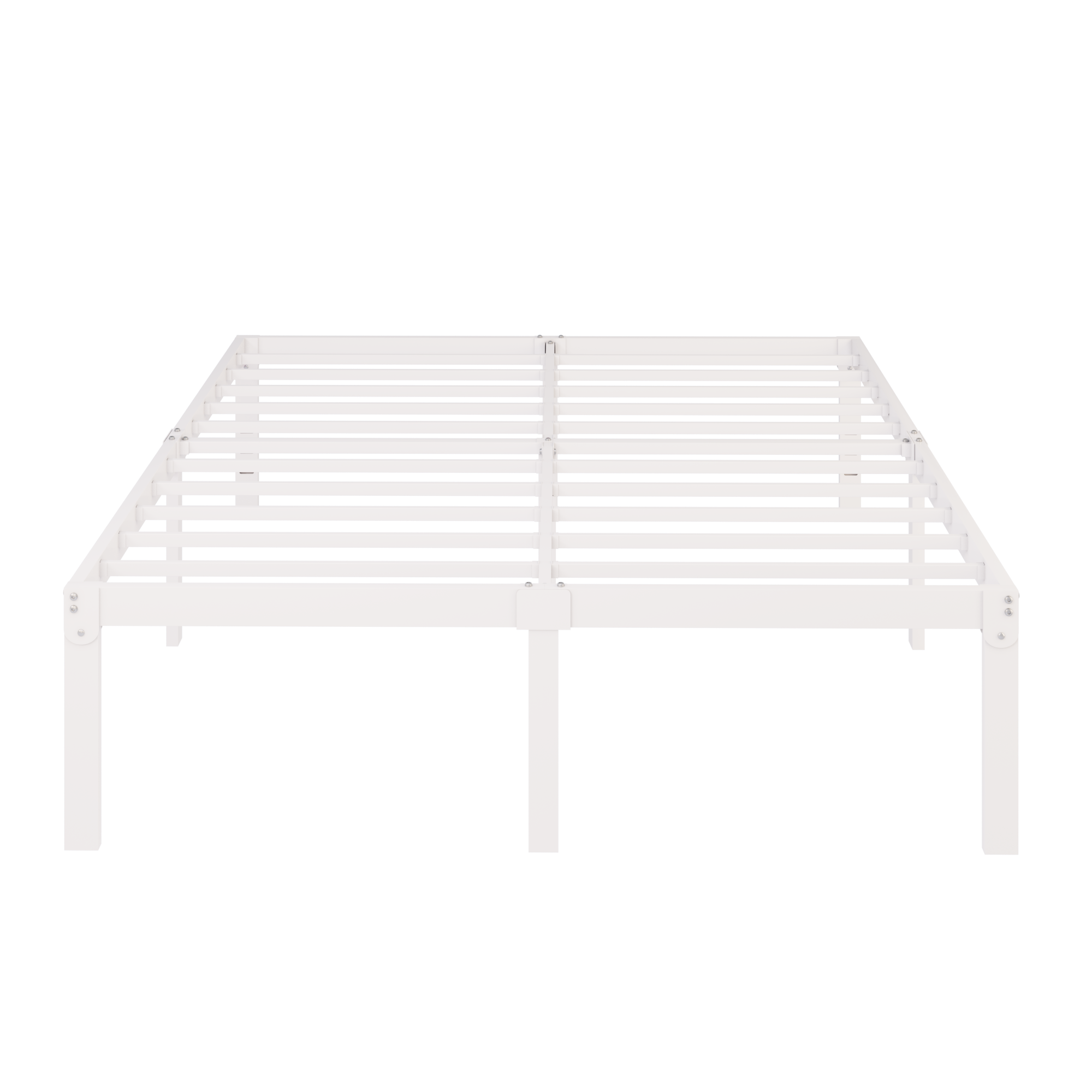 Merrland Metal Platform Bed Frame, 18 Inch Tall with Large Under-Bed Storage Space, Heavy Duty, Noise-Free, No Box Spring Needed, Black
