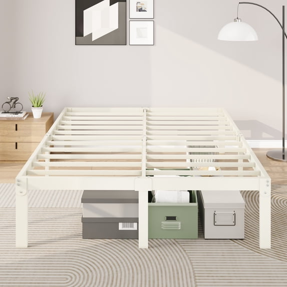 Merrland 14" Metal Platform Bed Frame with Under-bed Storage, Heavy-duty, No Box Spring Needed, Easy Assembly