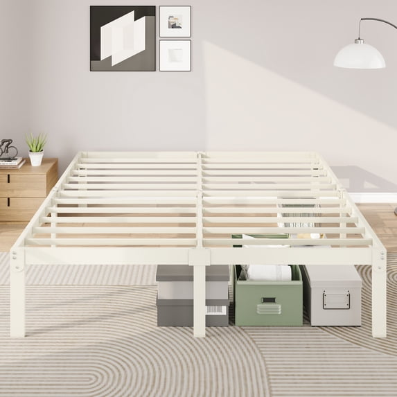 Merrland 14" Metal Platform Bed Frame with Under-bed Storage, Heavy-duty, No Box Spring Needed, Easy Assembly