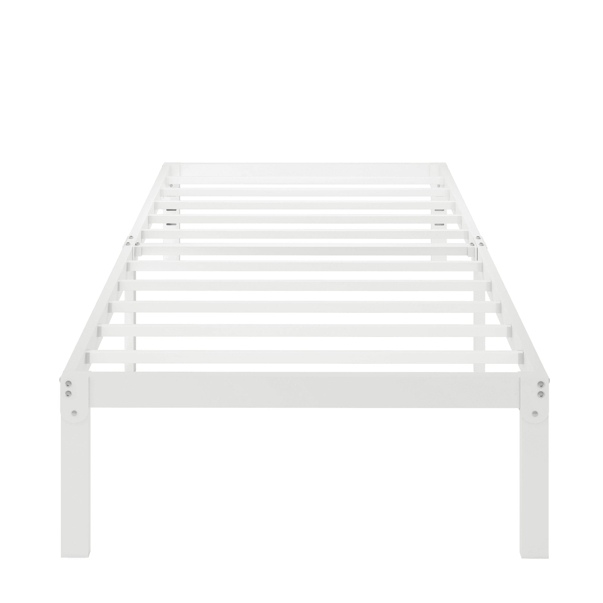 Merrland 14" Bed Frame, Metal Platform Bed with Under-bed Storage, No Box Spring Needed, Easy Assembly, Black