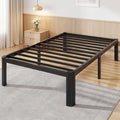 Merrland Bed Frame, 14" Heavy Duty Metal Platform Bed Frame with Under-Bed Storage Space, Easy Assembly