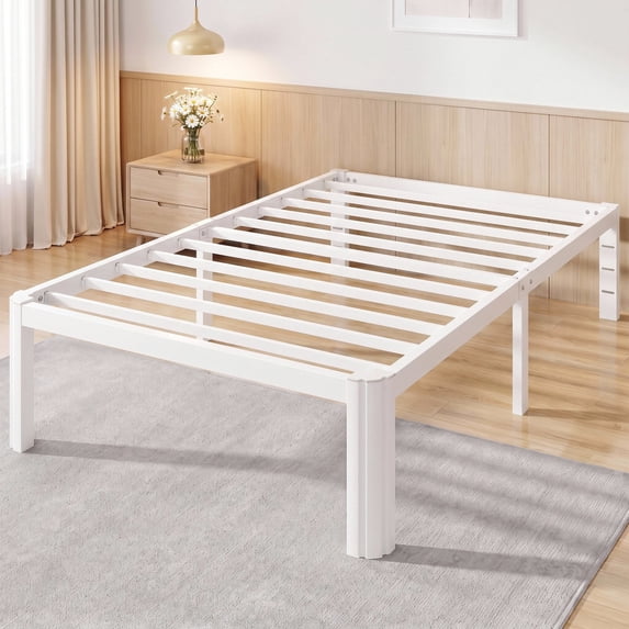 Merrland Bed Frame, 14" Heavy Duty Metal Platform Bed Frame with Under-Bed Storage Space, Easy Assembly