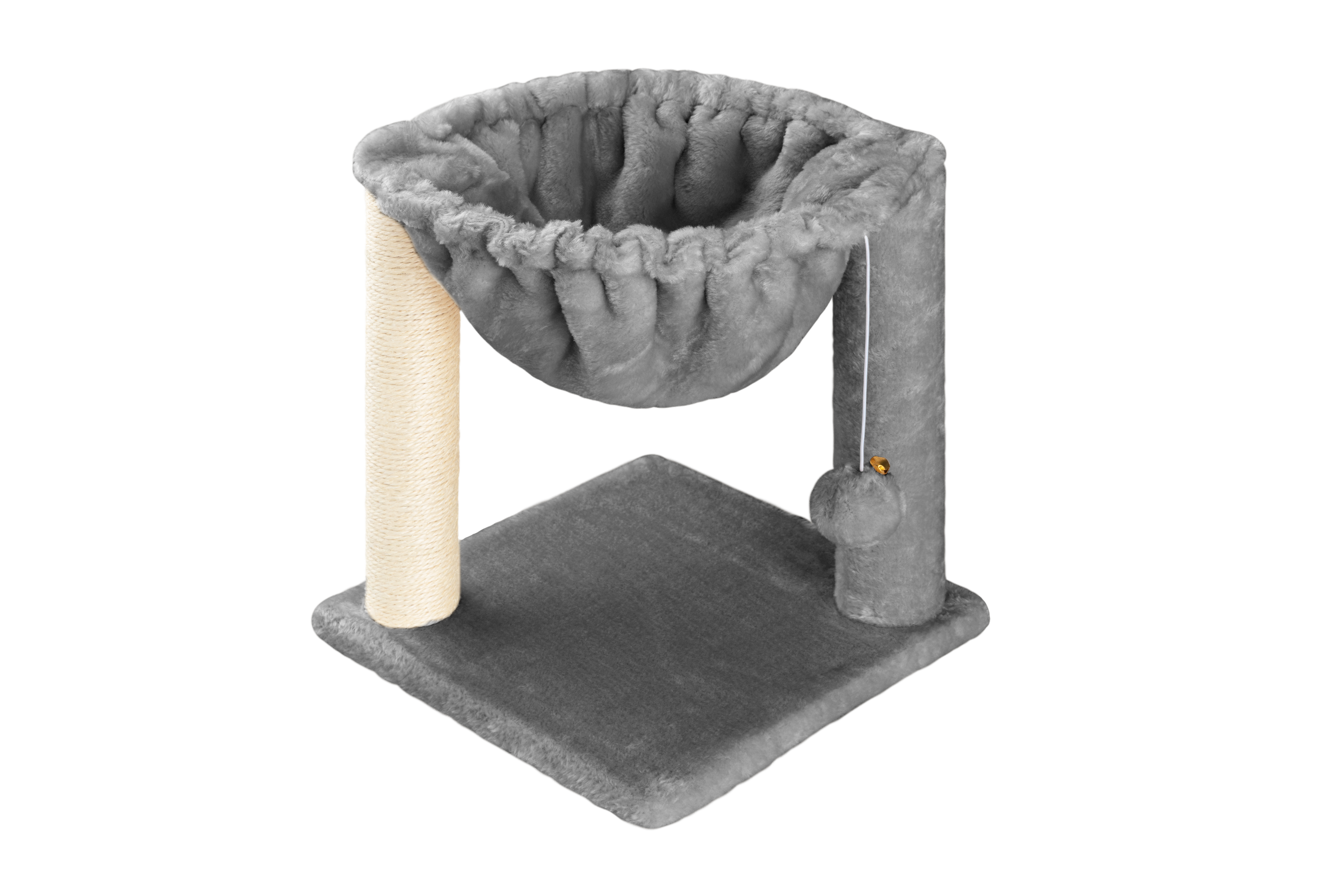 Merrland Small Cat Tree Tower with Scratching Post and Hammock for Indoor Cats