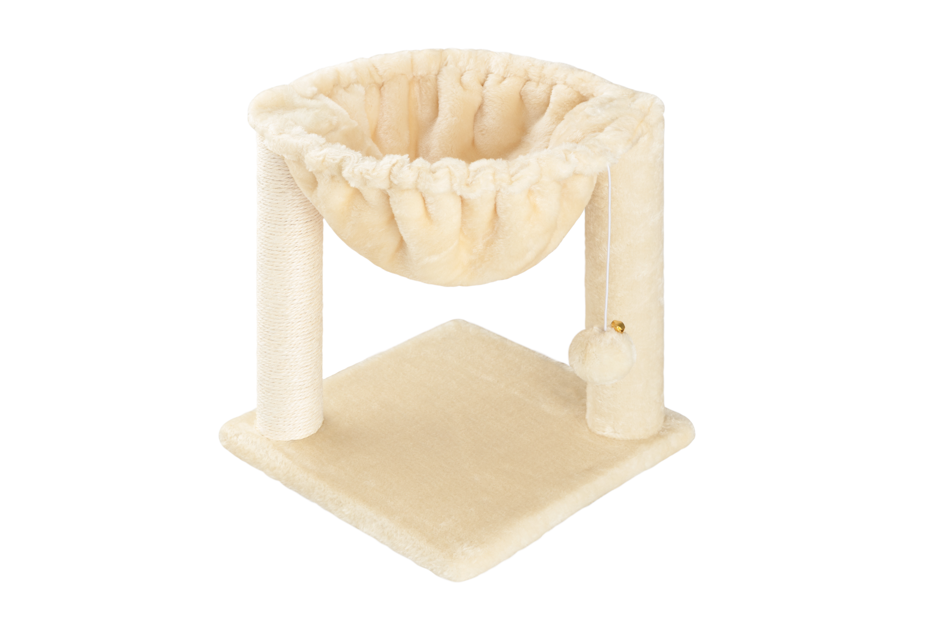 Merrland Small Cat Tree Tower with Scratching Post and Hammock for Indoor Cats