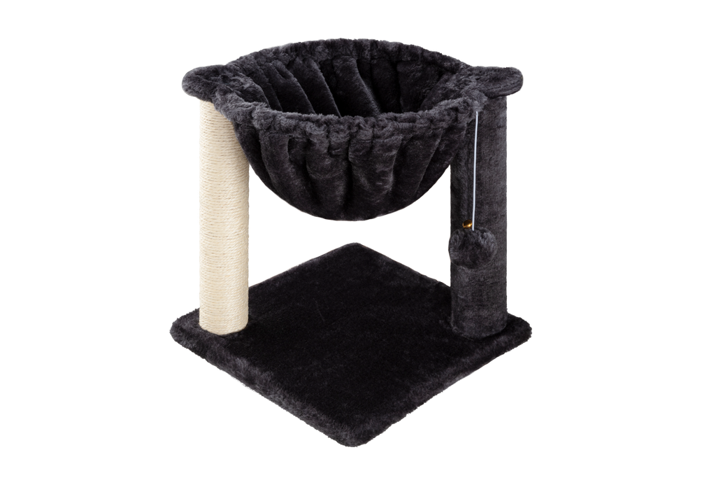 Merrland Small Cat Tree Tower with Scratching Post and Hammock for Indoor Cats