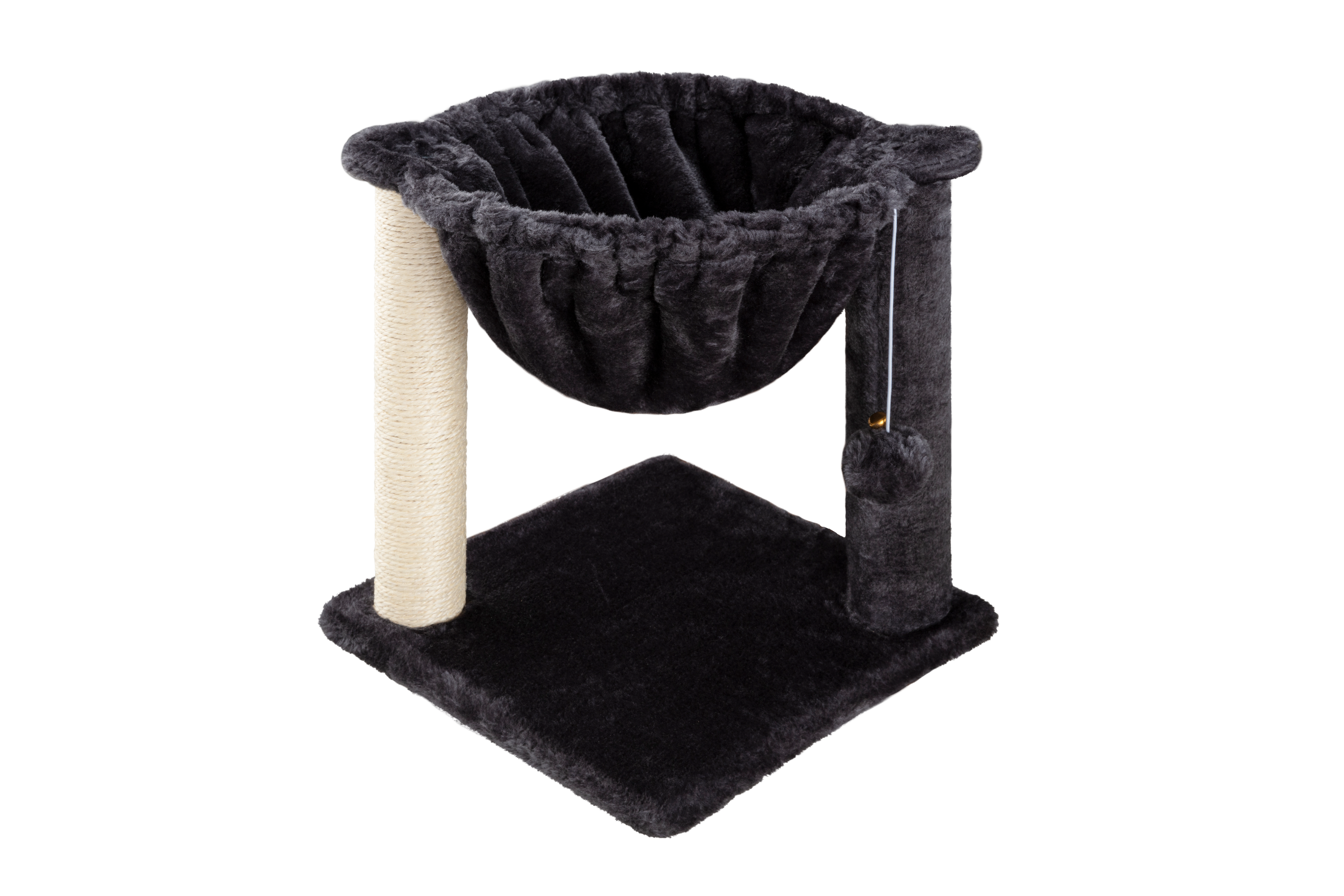 Merrland Small Cat Tree Tower with Scratching Post and Hammock for Indoor Cats