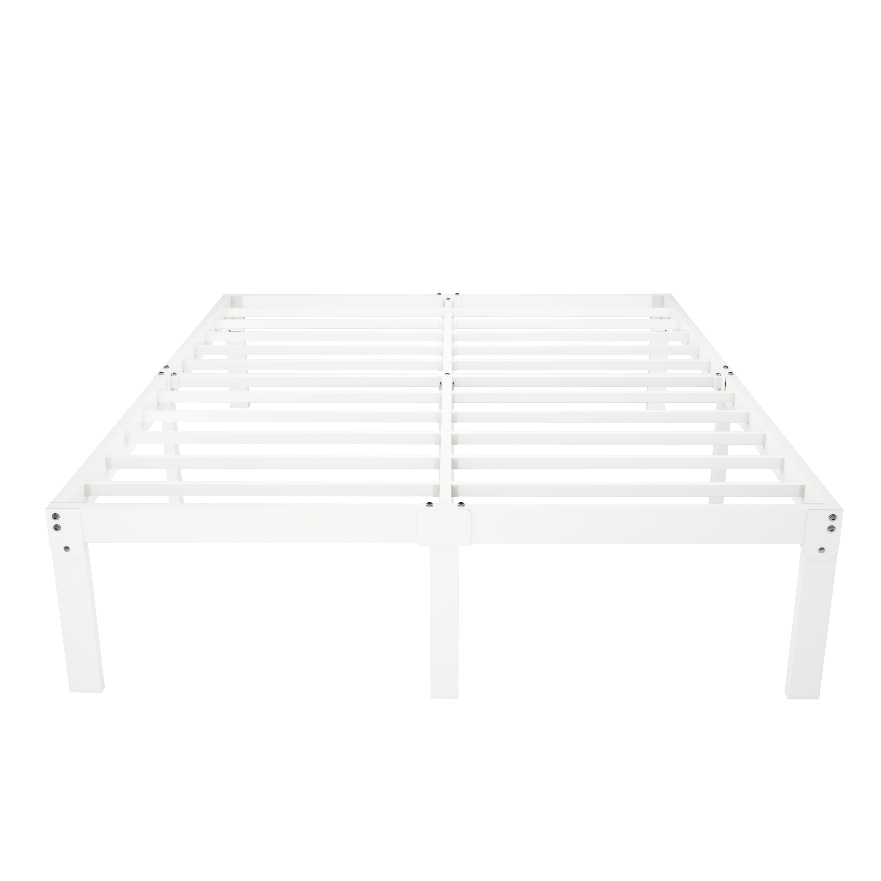 Merrland 14" Bed Frame, Metal Platform Bed with Under-bed Storage, No Box Spring Needed, Easy Assembly, Black