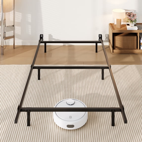 Merrland Heavy Duty Metal Bed Frame, 9-Leg Support for Box Spring & Mattress, 2000-lb Capacity, Black